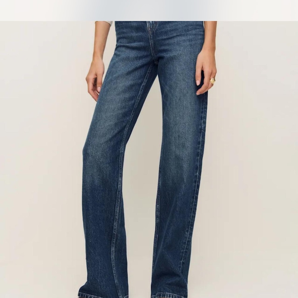 NWT Reformation Wilder High Rise Wide Leg Stretch Jeans